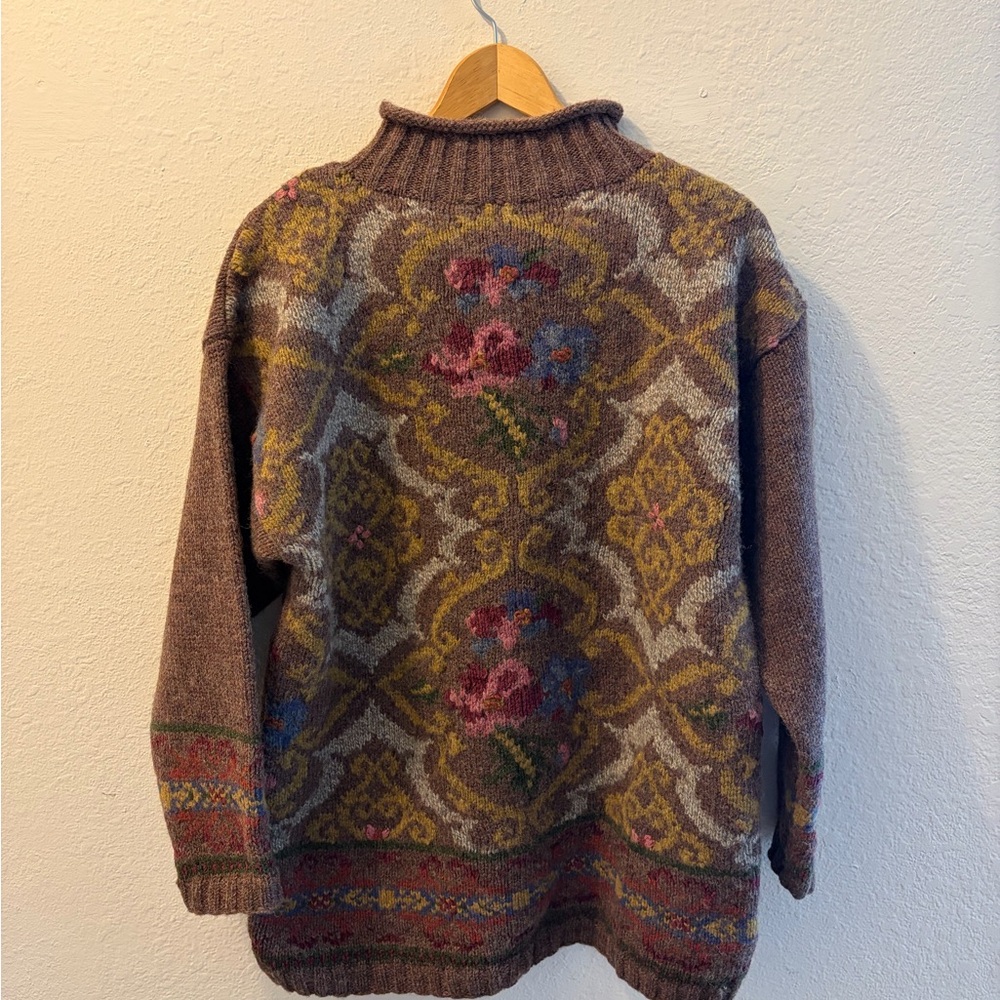 Vintage Express Tricot Wool Blend Pullover Sweater